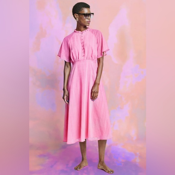 ICHI Dresses & Skirts - [NWOT] $140 ICHI Nanna Midi Dress in Punk. Size 36